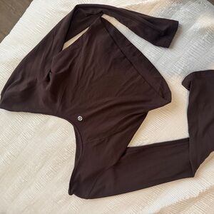 Lululemon Brown Long Sleeve Top